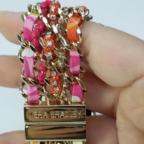 VERA BRADLEY ZIGGY ZINIA MIX BRACELET BANGLE BOHO - Picture 8 of 12